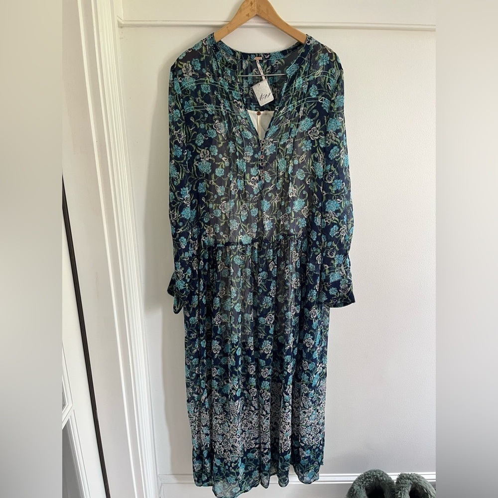 Free People See It Through Dress Size M NWT - Picture 3 of 14